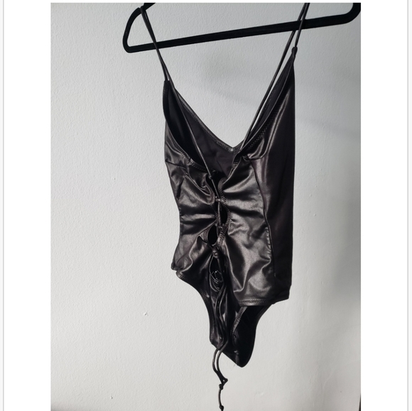 Pleather Bodysuit - Picture 3 of 4
